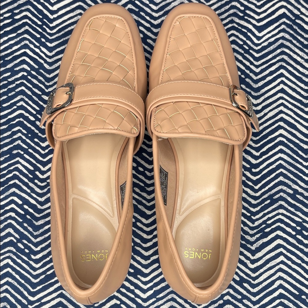 Jones New York Beige Woven Loafers